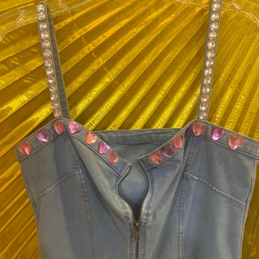 Denim tank top